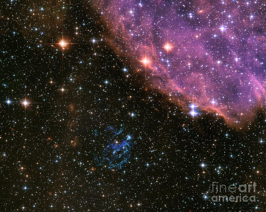 Supernova Remnant, E0102 Photograph by Nasa