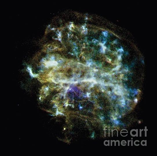 Supernova Remnant Photograph by NASA Chandra X-ray Observatory