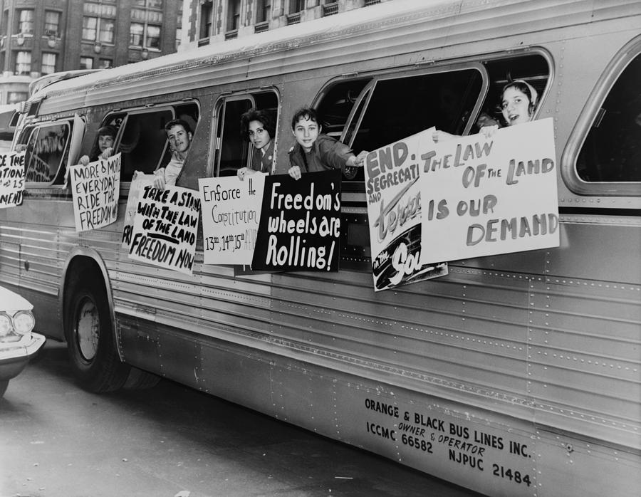 Supporting The Freedom Riders. Members Photograph by Everett