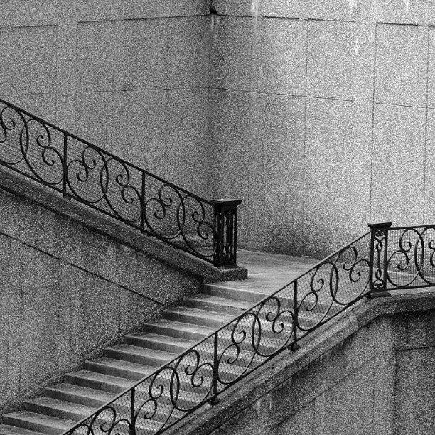 Instagram Photograph - Suresnes - Stairway by Tony Tecky
