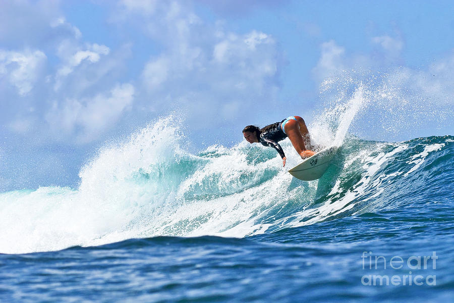 Surf Girl at Bowls 4 Photograph by Paul Topp
