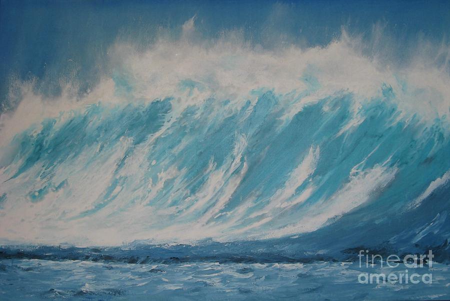 Wave Painting - Surf Up by Ronald Tseng