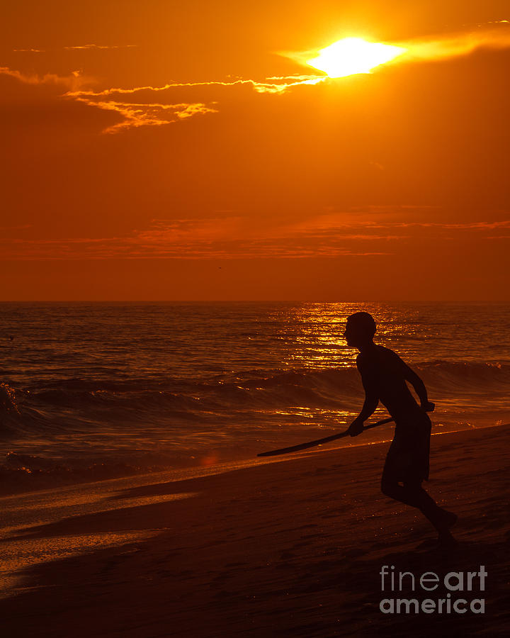 Newport Beach Photograph - Surfs Up by Carl Jackson