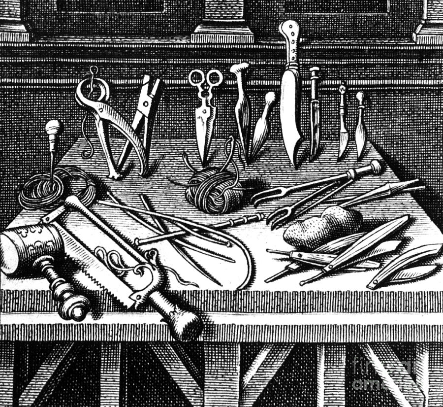 Surgical Equipment, 16th Century Photograph by Science Source