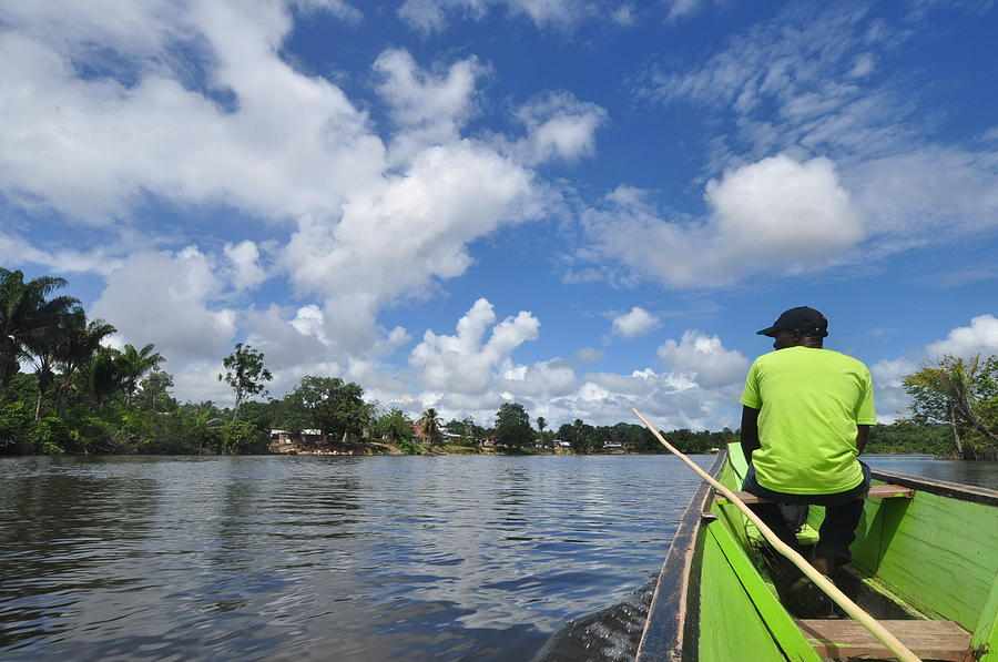 Boat Photograph - Suriname River cruise by Danielle Del Prado