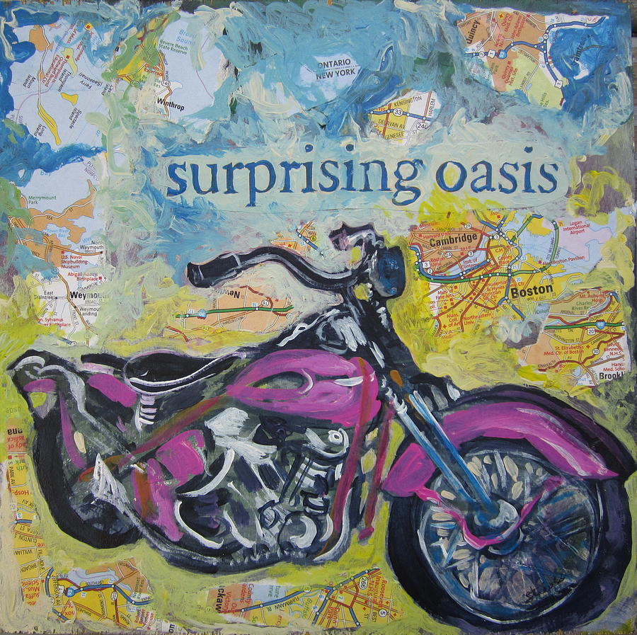 Surprising Oasis Painting by Tilly Strauss