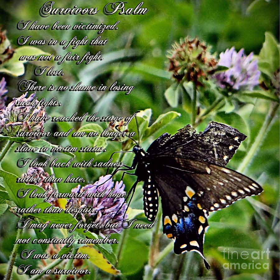 Butterfly Digital Art - Survivors Psalm by Joe Russell