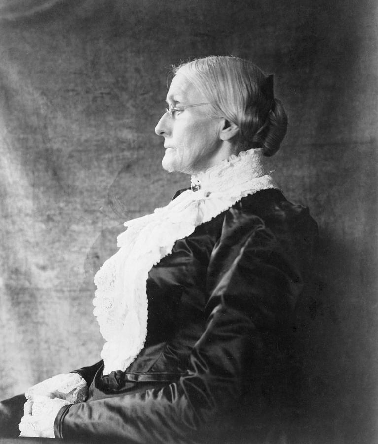 Susan B. Anthony 1820-1906, Ca. 1890 Photograph By Everett - Fine Art ...