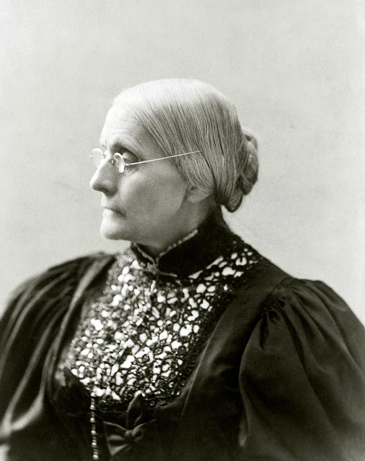 Susan B. Anthony in 1890s Photograph by Everett