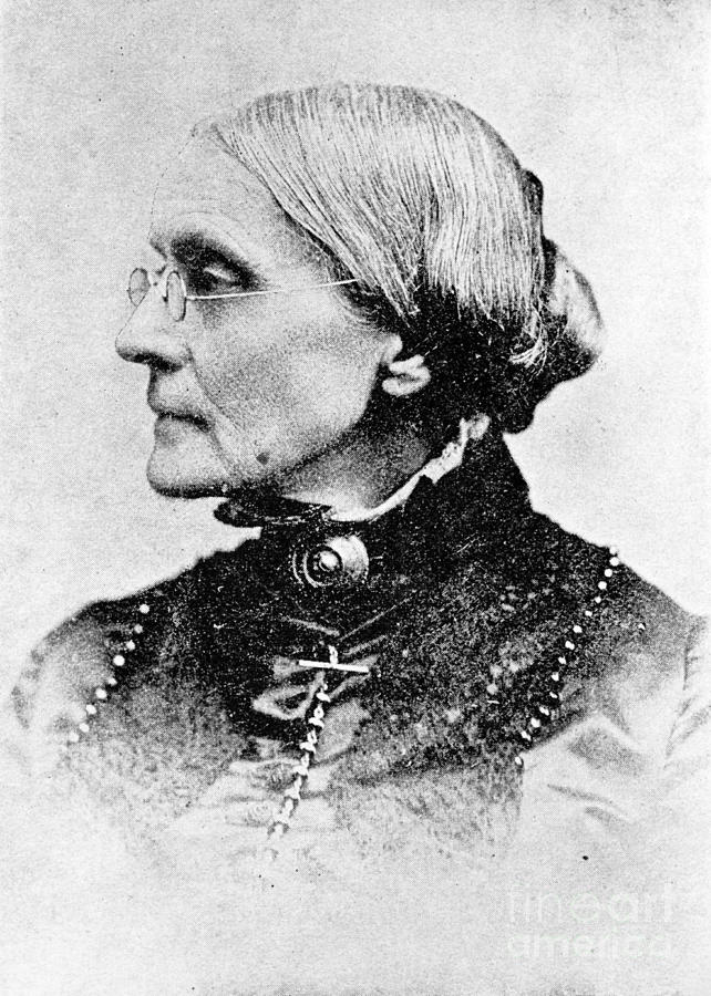 Susan B. Anthony, American Civil Rights Photograph by Photo Researchers, Inc.