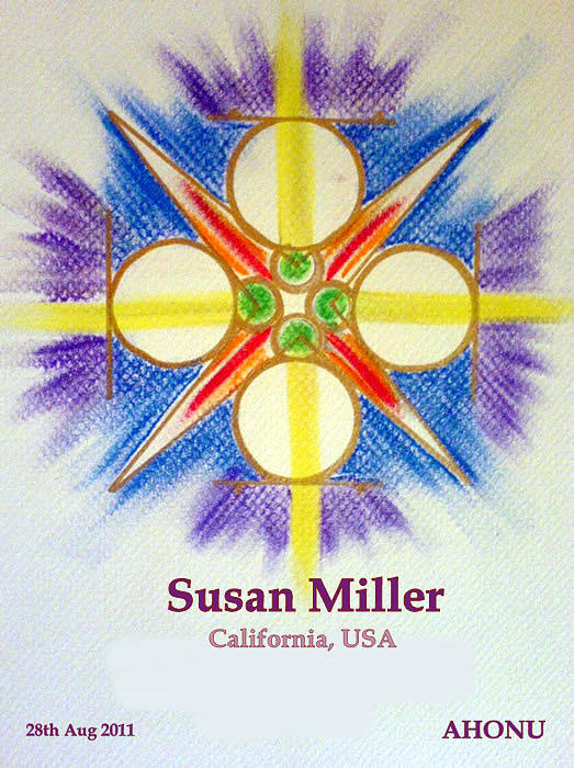 Susan Miller Painting by AHONU Aingeal Rose