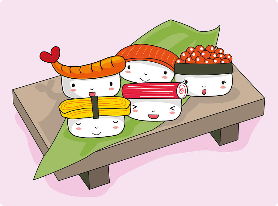Sushi Set Photograph by Littlebirth