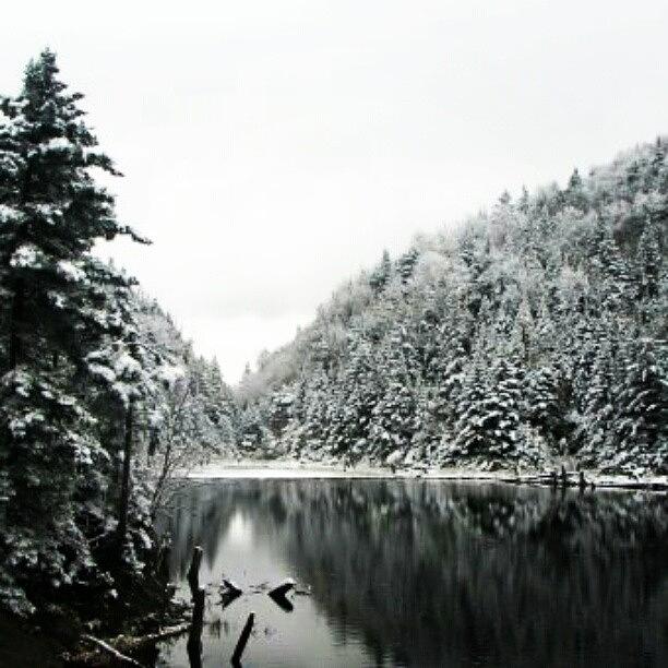 Winter Photograph - #sutton #lake In #winter by Yannick Menard
