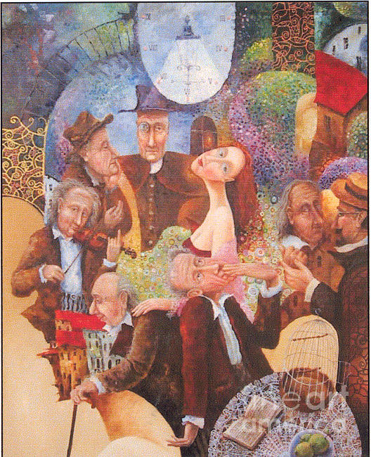 Suzanna and Seven Old Men Painting by Igor Postash