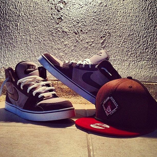 Shoes Photograph - #swag #nike #shoes #volcom #loveit by Alejandro Rebolledo