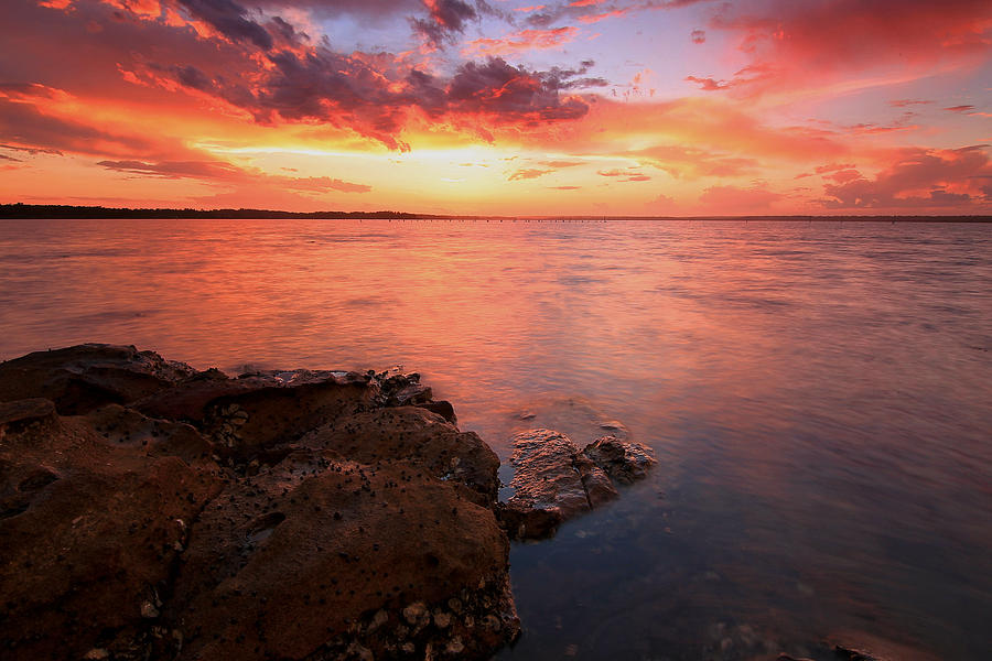 Swan Bay Sunset 2 Photograph by Paul Svensen