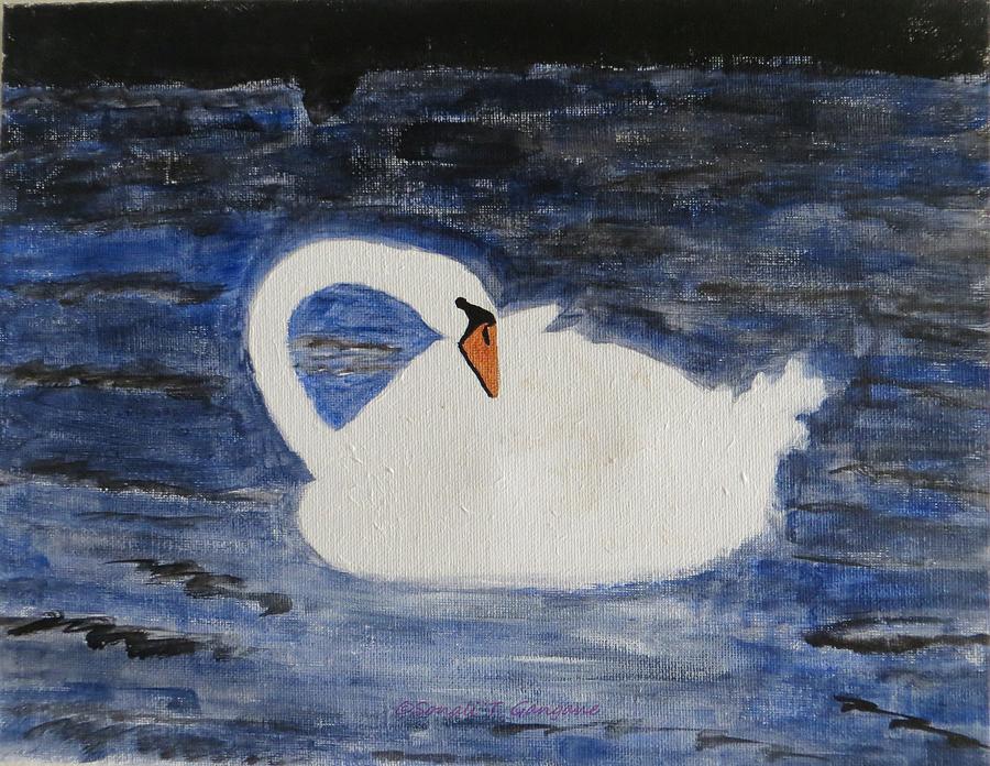 Swan  Painting by Sonali Gangane