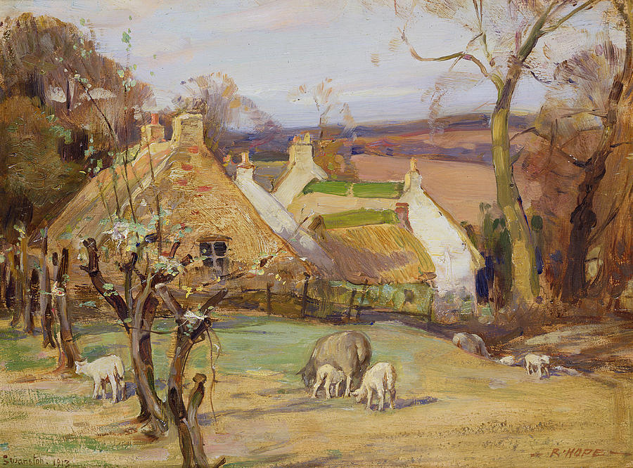 Swanston Farm Painting by Robert Hope | Fine Art America