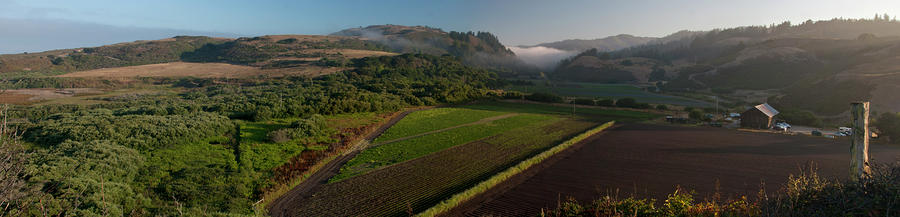 Swanton Panorama Central Califormia Landscape Photography Photograph by Larry Darnell