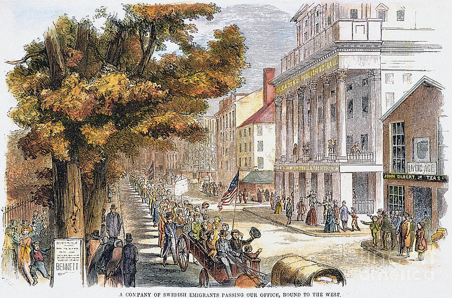 Swedish Immigrants, 1852 Photograph by Granger Fine Art America