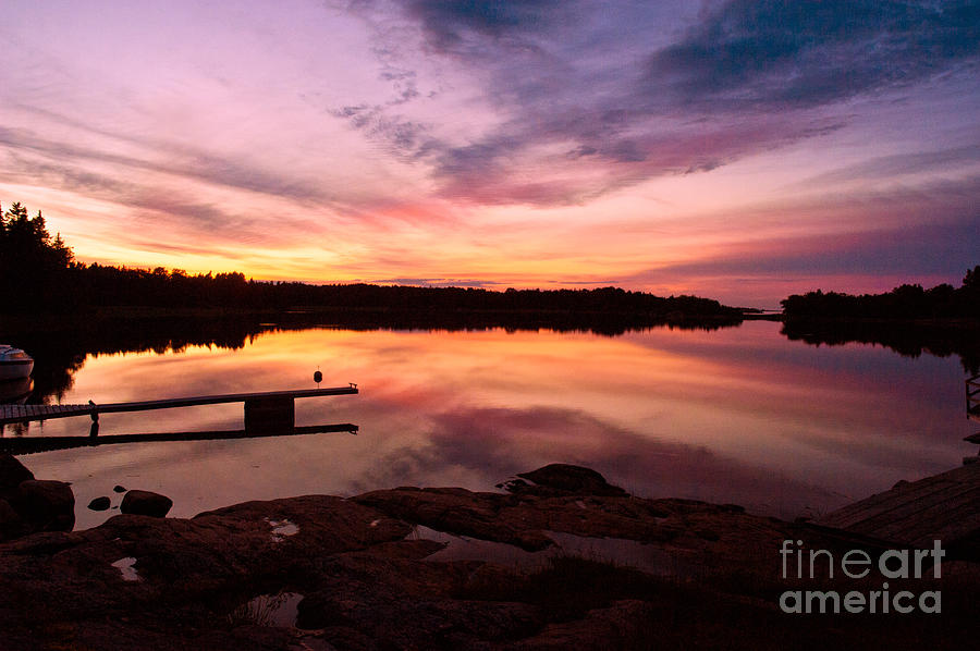 Swedish Sunset Photograph by Micah May