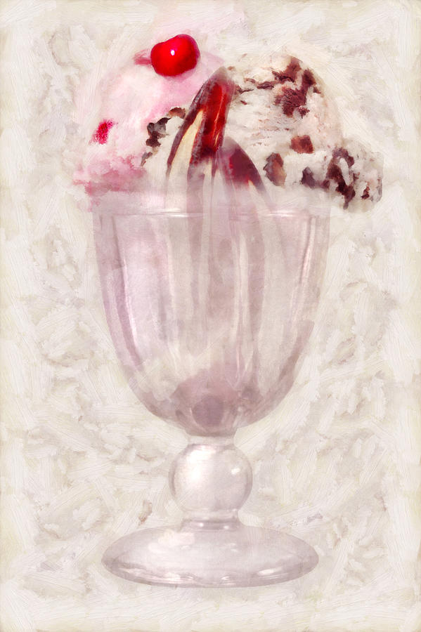 Ice Cream Photograph - Sweet - Ice Cream - Ice cream sundae by Mike Savad