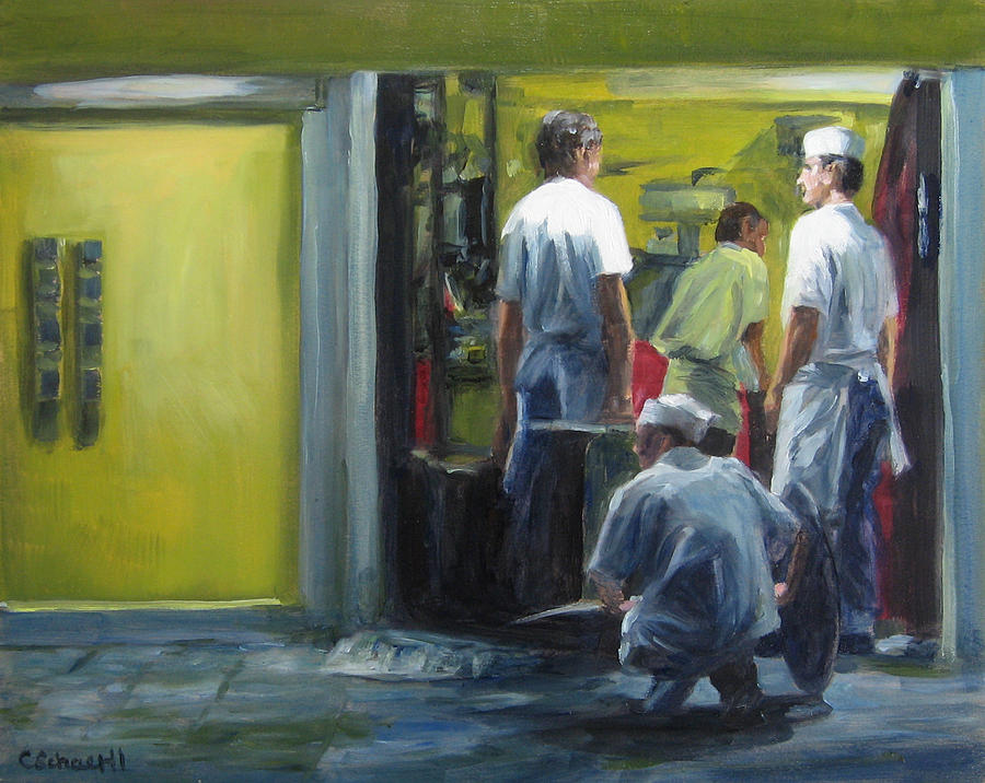 Sweet Closing Time Painting by Connie Schaertl
