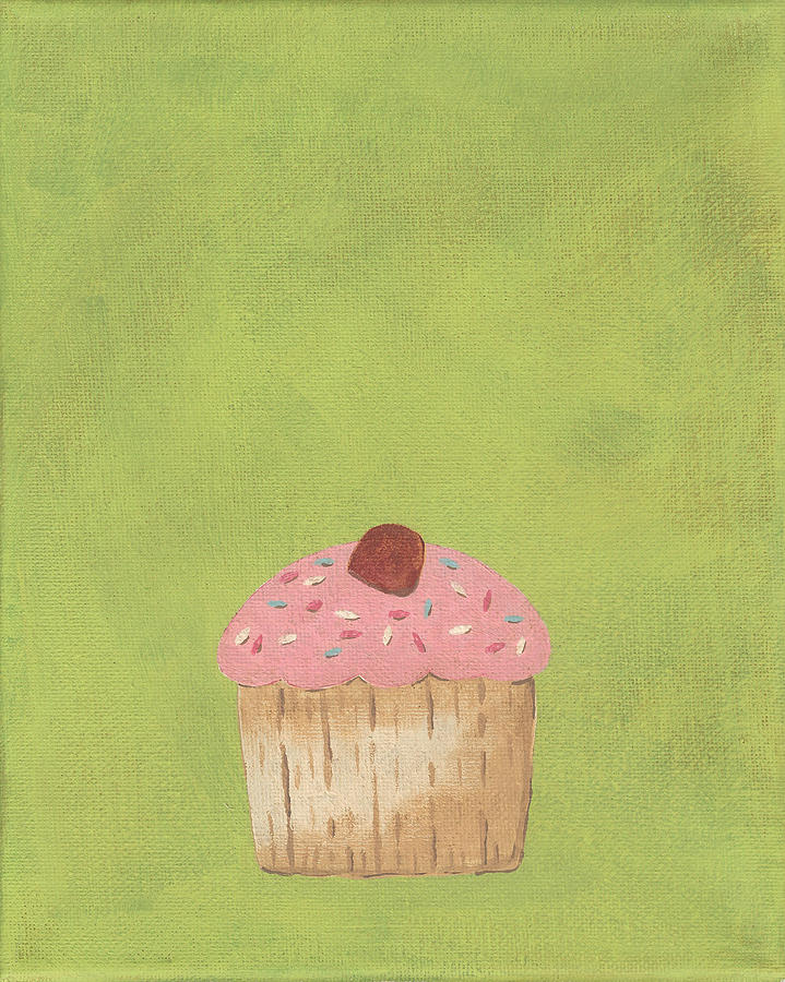 Candy Painting - Sweet Cupcakey Dreams Nursery Art by Katie Carlsruh