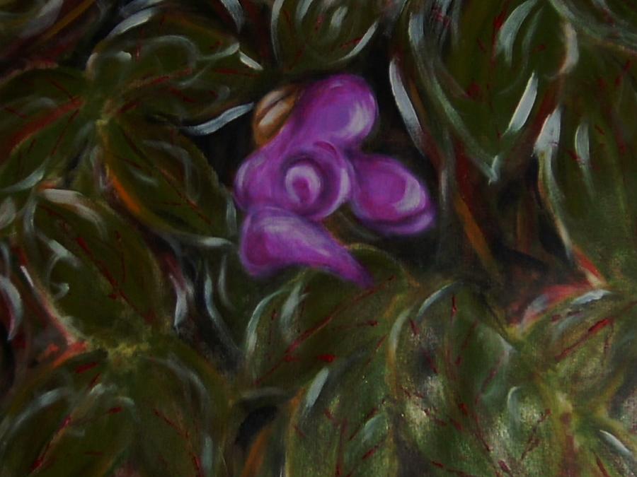 Sweet pea Painting by Joseph Ferguson
