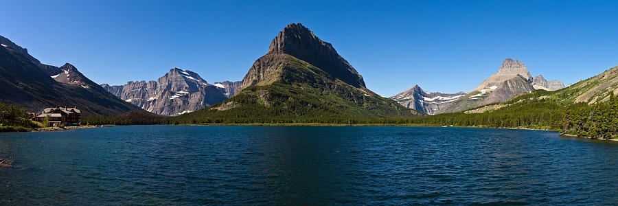 Glacier National Park Photograph - Swiftcurrent Lake by Josh Lucas