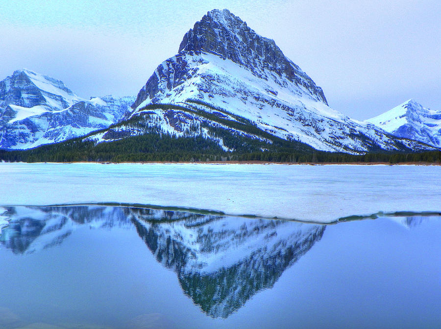 Glacier National Park Photograph - Swiftcurrent Lake by Roland Schulz