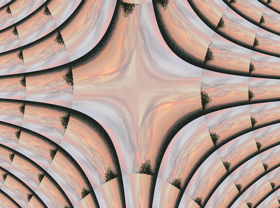 Swirled Sky Digital Art by Rhonda Barrett