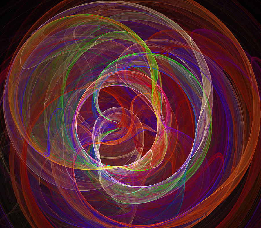 Swirling Energy Ii Digital Art By Ricky Barnard