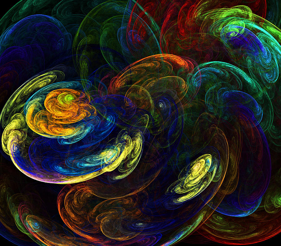 Swirling Storms Digital Art by Ricky Barnard