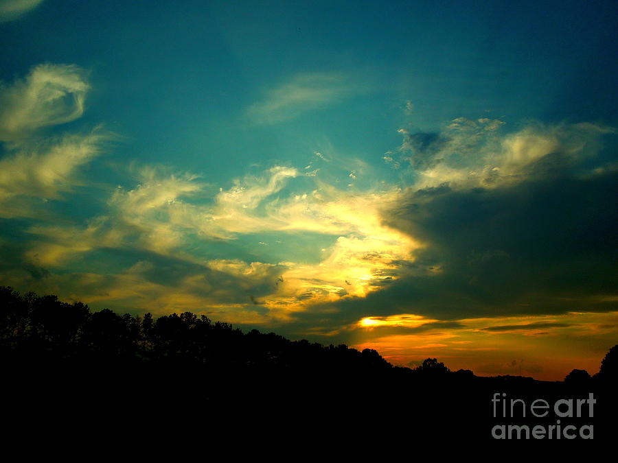 Swirls and Sunset Photograph by Renee Trenholm
