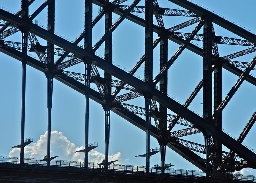 Sydney Photograph - Sydney Harbor Bridge Detail by Kirsten Giving