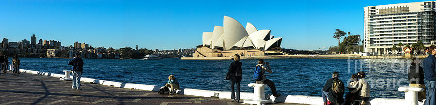 Sydney Opera House panorama Photograph by Fran Woods