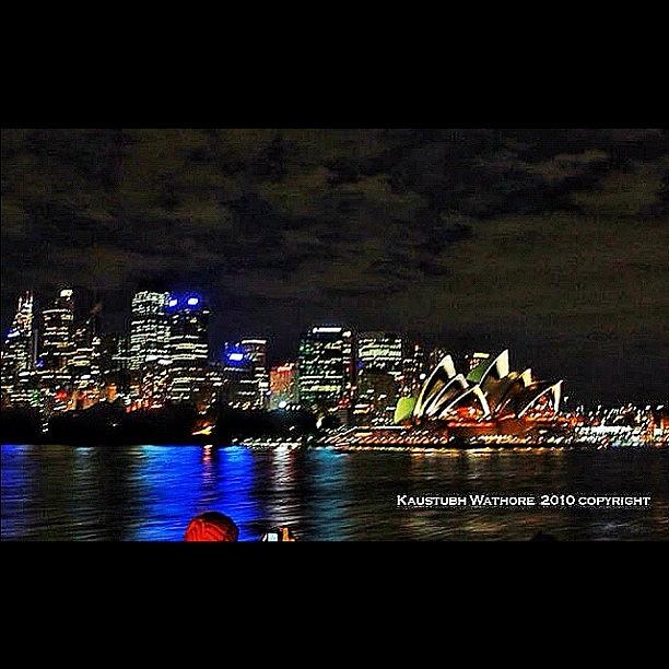 Architecture Photograph - Sydney Skyline With Opera House by Kaus Wathore