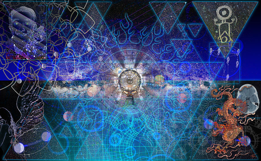 Synesthetic Dreamscape Digital Art by Kenneth Armand Johnson