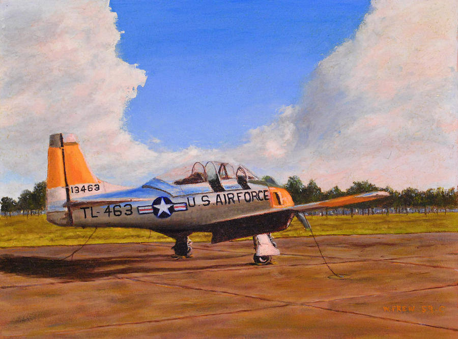T 28 at Spence AB Georgia Painting by William Frew