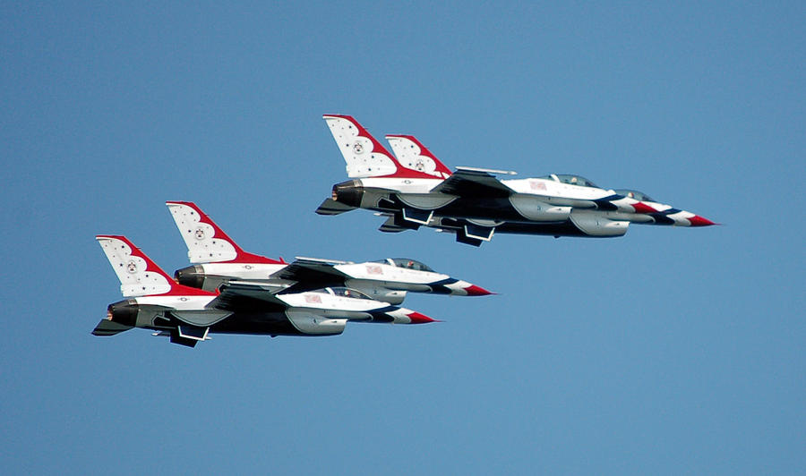 T-Birds in flight Photograph by Greg Arnold - Fine Art America