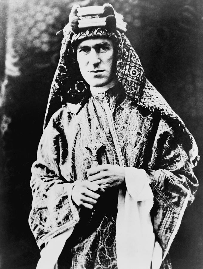 Lawrence Of Arabia Photograph - T. E. Lawrence 1888-1935. As A British by Everett