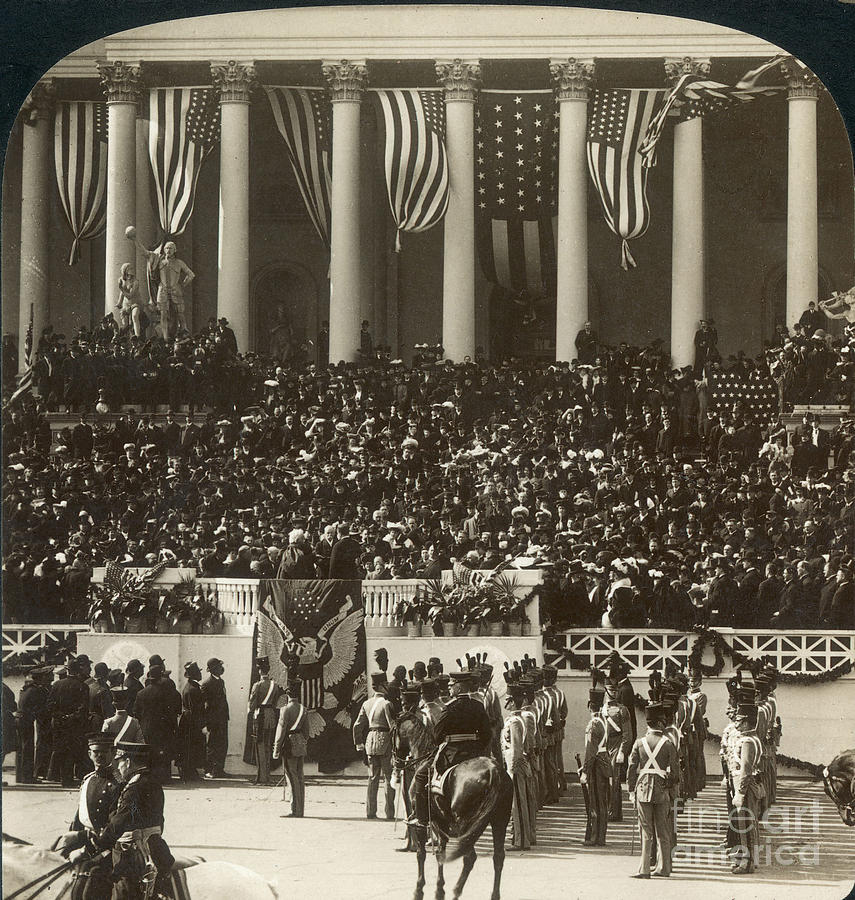 T. Roosevelt Inauguration Photograph by Granger