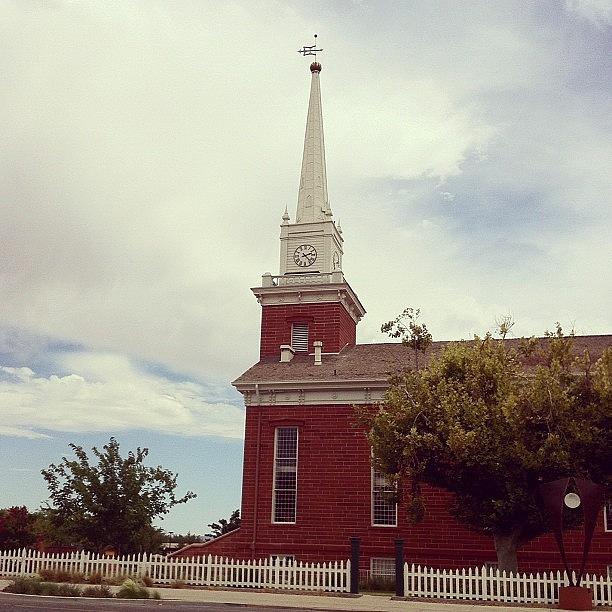 Mormon Photograph - #tabernacle #church #stgeorge #utah by Jason Ogle