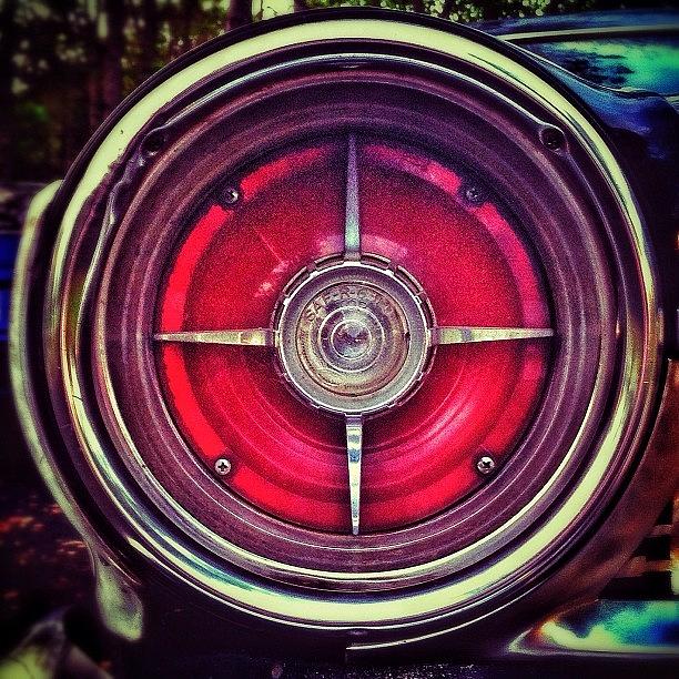 Taillight On A 63 Ford Galaxy Photograph by Rob Beasley