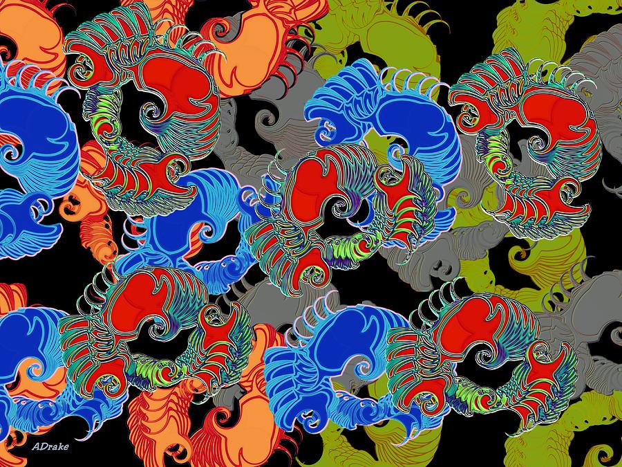 Tainted Shrimp Digital Art by Alec Drake