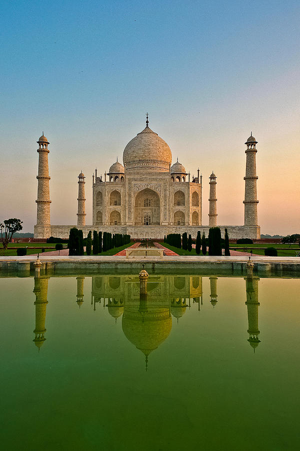 Taj Mahal, Agra Photograph by Anthony Pappone