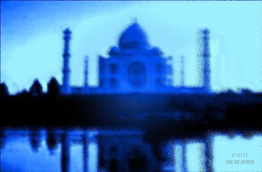 Taj Mahal Blues Digital Art by Piety Dsilva