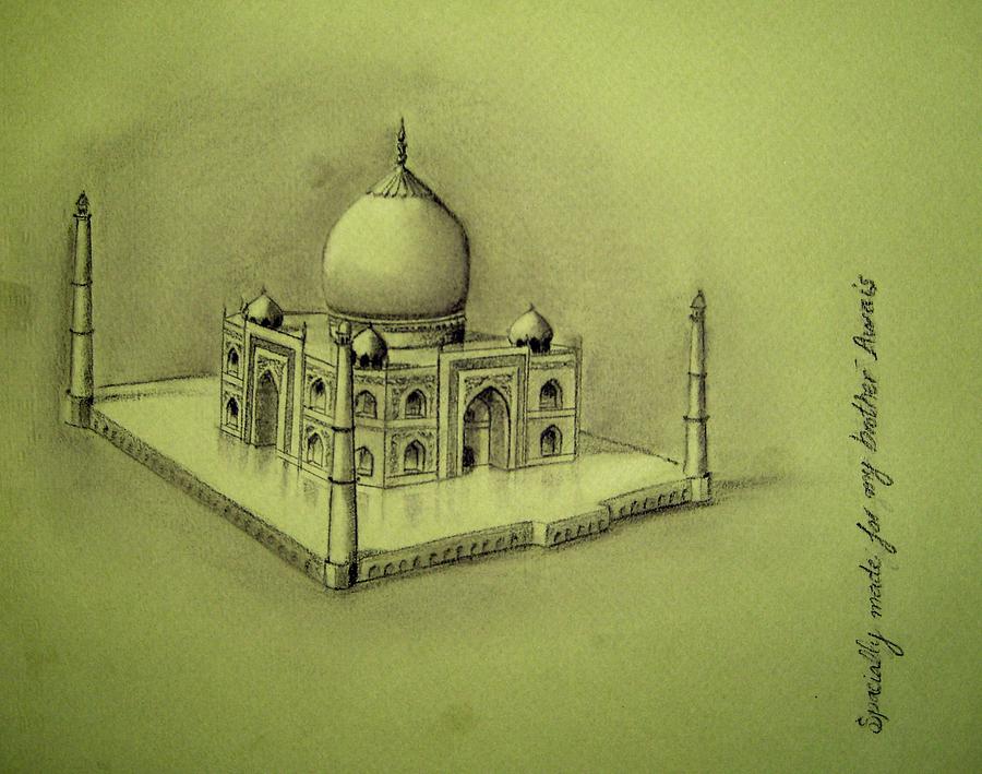 The Taj Mahal Drawing by German School - Fine Art America-saigonsouth.com.vn