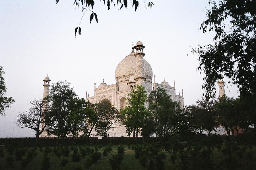 Taj Mahal framed Pastel by Joseph Mora